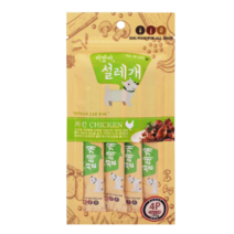 식후 펫디저트 강아지 신부전간식 강아지살찌우기 애견츄르 신부전강아지간식 개죽, 1개, (15gX4p) - 양고기60g