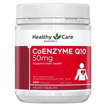 Healthy Care CoEnzyme Q10 CoQ10 50mg 200 Capsules, 1병, 200정