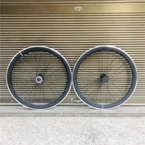 엔코아몰 자전거휠셋 자전거휠 고정 기어 자전거 휠 픽시 휠셋 단일 속도 50mm 림 높이 32 홀 허브 V 브레이크 사이클링 부품 배송, 1개