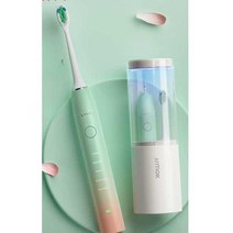 전동 칫솔 추천 치석 제거기 진동 상쾌함 음파 좋은, 체리(살균박스+정품칫솔모6개+기본칫솔모2개)