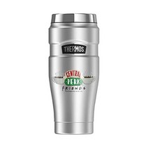 써모스 THERMOS 미국드라마 프렌즈 센트럴퍽 커피로고 스테인리스스틸 텀블러 보온 진공단열 16온스, Central Perk Logo, 16 oz. Tumbler