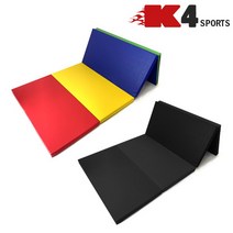 K4스포츠아몸디 KM-08 체4단매트체조매트 체육대회매트 운동회 다용도접이식 헬스운동매트, 믹스
