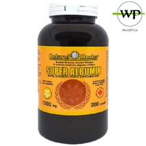 캐나다 정품 네츄럴마스터 슈퍼 알부민 1500mg 200캡슐, 단품, 200캡슐 1개