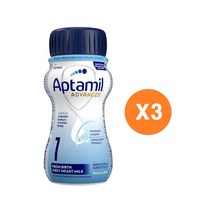 압타밀 액상분유 프로푸트라 어드밴스 (리뉴얼제품) 1단계 (0-6개월) 200ml 3개 (유통기한 2023.9.29.)