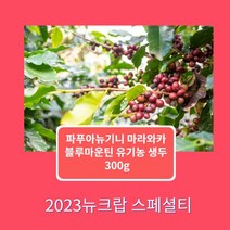 [커피생두]2023 뉴크랍 파푸아뉴기니 마라와카 블루마운틴 유기농 스페셜티 300g
