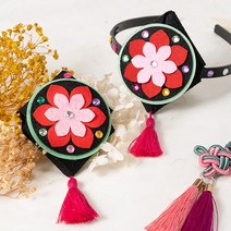 아트박스/클레이피아 167 민화샵 배씨댕기 머리띠