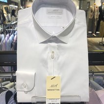 맨하탄셔츠 NC서면점 #신상 #슬림핏 #가격인하 긴팔 면혼방 스판 비지니스 슬림핏셔츠(화이트) 25F7043-AB