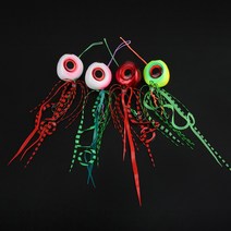 왕눈이 유동식 타이라바 120g 참돔낚시, 화이트