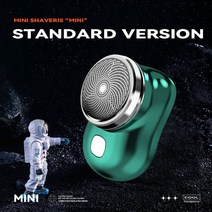 포터블 Electric Shaver Mini Heard Trimmer Reci프로cating Cutter Knives Razor, 03 Green