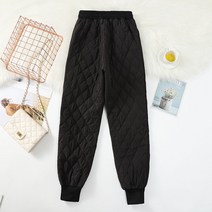 솜바지 누빔 패딩 바지 골프 복장 조거 여성 골프 연습복 팬츠