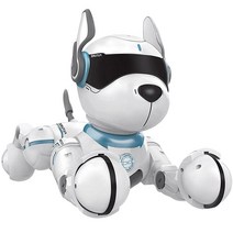 스마트 로봇 강아지 과학완구 로봇펫 인공 강아지, Ladydog+ 자동차 음성 더블 배터리