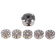 6Pcs 5 Bobbin + 1 Bobbin Case Set Industrial Sewing Machine