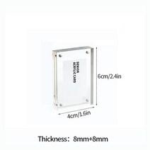관 자격증 투명아크릴 액자 아크릴액자제작 포토 카드 홀더 앨범 포스터 디스플레이 장식, s1 포토 프레임