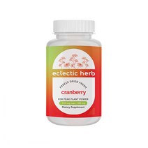 이클레틱 허브 크랜베리 동결 건조 300mg 120정, 1개, 기본