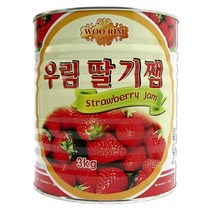푸드올마켓_ 우림 딸기쨈 3kg, 단품, 단품