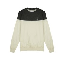 루이까스텔 남자 2도배색 방풍 라운드 스웨터_3MCSW044E