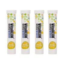 [비타하임] 발포 멀티비타민 오렌지맛 20정 4개