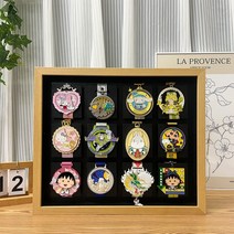 메달액자 보관함 메달보관함케이스 훈장액자 케이스 매달액자보관 HD9124, 우드색, 2x3