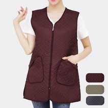 겨울 방한 방수 조끼 앞치마 냉동창고 요양 WQA03, WQA03 카키M