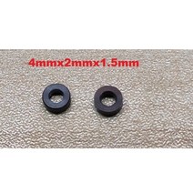 2pcs UM 2 + PI 와셔 M2 폴리이 미드 2x4x1.5mm Ultimaker 2 + 확장 3D 프린터 스루 홀 핫 엔드 사용, 상세내용표시