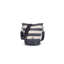 KANGOL 타피 캔버스 버켓 크로스백 S 3139 네이비스트라이프