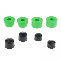 QDY 2x 10pcs Longboard 스케이트 보드 부싱 원추형 및 실린더 컵 세트, PU, 블루 90A