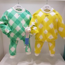 아가방 40% 봄 베이비페어! 상큼 시원 큼직 체크 상하세트 어린이집 등원복으로 요거 딱일세 유아 상하복 트레이닝복 처럼~이지웨어처럼~편한거 설명안해도 찐보장