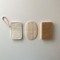 [새댁살림방] 친환경 천연 주방 수세미 생분해 스펀지 모음, 2.이중천연수세미