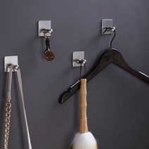 이든앤저스티스 인테리어 스테인리스 마스크걸이 후크, 일자형