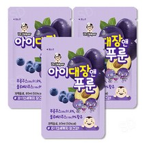 닥터헬퍼 아이대장앤푸룬 파우치 80ml 블루베리 푸룬주스, 3개