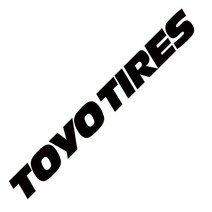 TOYO TIRES 토요타이어 데칼 튜닝 스티커, 1개, 화이트(소)