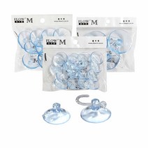 플로엠 흡착고무 흡착고리 압착고무 큐방, Q1004 40mm고리형(3), 투명