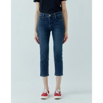 [헤지스레이디스] [헤지스 여성] [22SS] HSPA2BC42N1 네이비 데미지장식 면혼