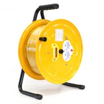 신성 2구 전기릴선 릴선 전기연장선 작업용 산업용 캠핑용 국산 멀티탭, 누전차단형, 2.5SQ, 30호 (25M)