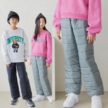 키즈 주니어 패딩 스키 보드 바지[S-XL]초등학생 여아 남아 겨울 스노우보드 스키 눈썰매옷