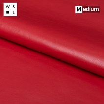 BBG-카민레드[M] 천연가죽원단, 단품