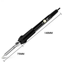 용접 납땜 Adjustable Soldering Iron 60W Temperature Electric Rework Station Mini Handle Heat Pencil, 03 Black_01 60w_02 EU