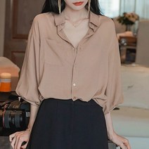 바이제이가먼트 arony 8부 셔츠 데일리 블라우스