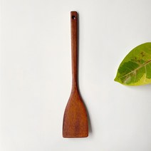 캄포나무 옻칠 소형 뒤집개 25 l 우드 원목 전 뒤지개