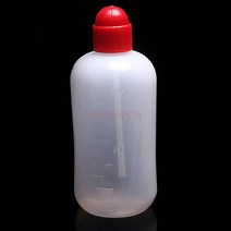 화학수업교구 원소모형 500ml 빨간 머리 플라스틱 짜기 병 부는 팔꿈치 세척 린스 화학 실험 소모품