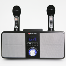 마이크2개연결 고출력스피커 블루투스 노래방 마이크 K3000 미러볼 증정, 블루투스 노래방+고속충전기 벌크