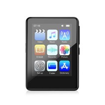 MP4 최신 블루투스 5.0 금속 mp3 플레이어 전자 책 fm 라디오 녹음 비디오 mp4 플레이어와 전체 터치 스크린 내장 스피커, 메모리 카드 없음, 메모리 카드 없음