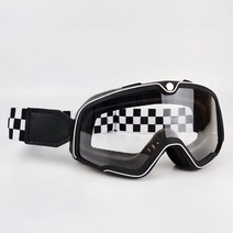 방풍 고글 바이크 자전거 오토바이 헬멧 라이더 스포츠방풍 스포츠 모토크로스 자외선 방지 ATV 안경 방진 레트로 카페 레이서 사이클링 레이싱 스키 선글라스, [09] BL-Clear lens