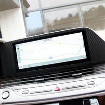 더뉴그랜저 IG 네비게이션 패널 마스크, 골드카본