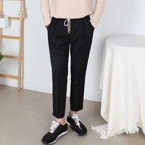 원턱 베이직 허리밴딩 슬랙스 남녀공용 S~4XL