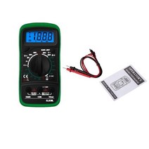 접지 진단 테스터기 체크 XL830L 휴대용 디지털 멀티 미터 LCD 백라이트 AC/DC 전류계 전압계 옴 테스터, 03 green