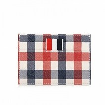 톰브라운 [명품]톰브라운 THOM BROWNE 깅엄 프린팅 캐비어 카드지갑 ..