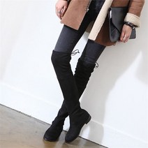 르네브 간지나는2.5cm스웨이드사이하이부츠