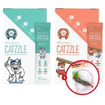 닥터페트라 캣즐 고양이 덴탈껌 혼합 1p x 20개 (닭고기10p+연어10p) + 낚시대 증정, 단품