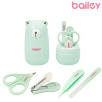 Bailey 베어 네일케어 4종 세트, 혼합색상, 1세트
